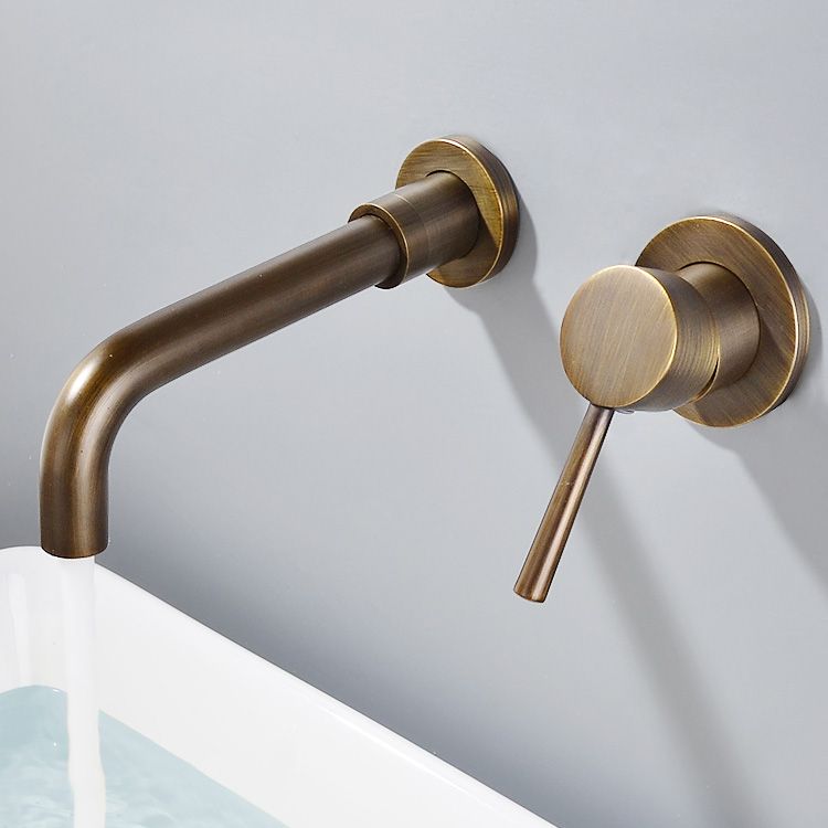 Modern Brass Roman Tub Faucet with 1 Lever Handles Tub Faucet