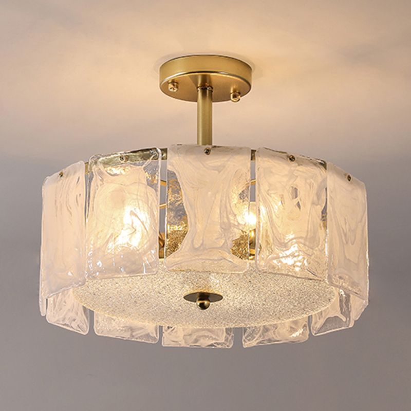 Multi -Licht zylindrische Deckenleuchte moderne Glasdecke Beleuchtung für Wohnzimmer