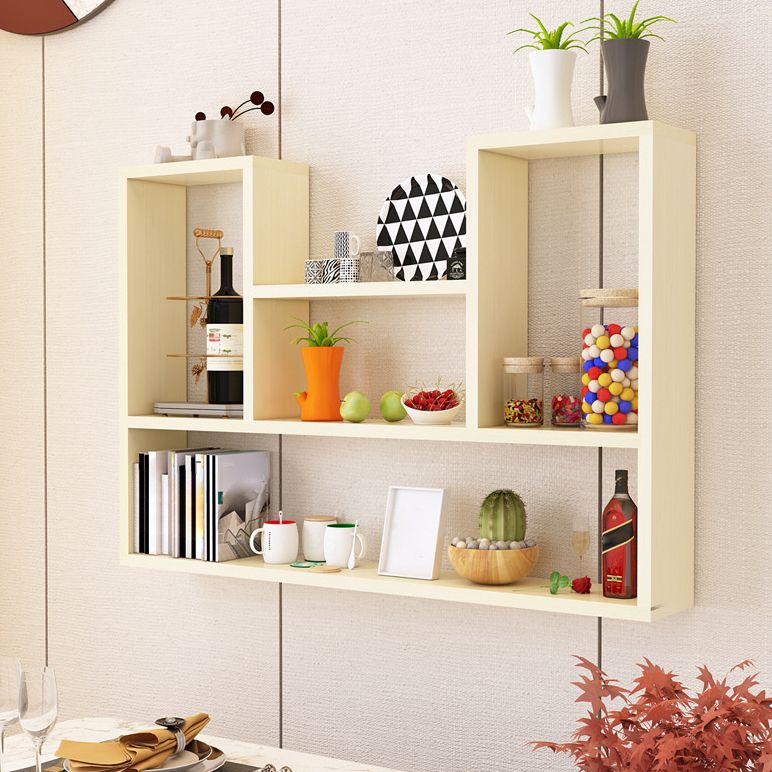 23.6' ' H Scandinavian Floating Shelf Manufactured Wood Bookcase