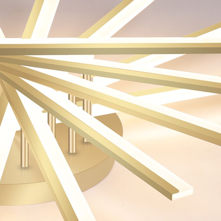 Luces de techo montados con rubor Sputnik LED Simplicidad de iluminación para dormitorio