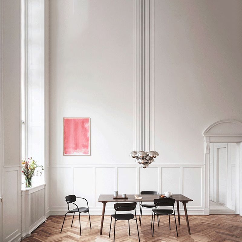 Luminaires pendentifs de style nordique 1 lumière minimaliste macaron suspendu