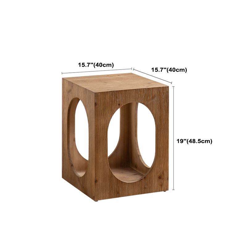 Scandinavian Medium Wood Coffee Table Wooden Coffee Table for Living Room