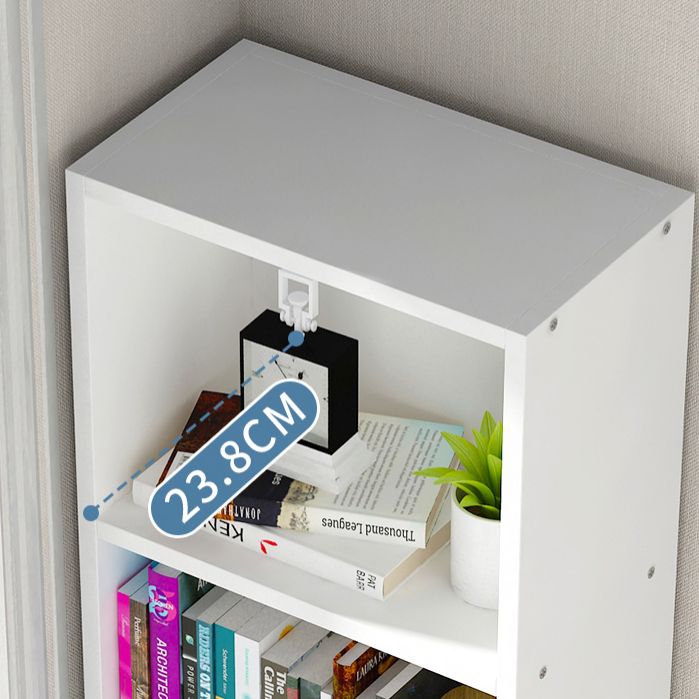 Artificial Wood Bookcase Contemporary Style Bookshelf for Home Office Study Room