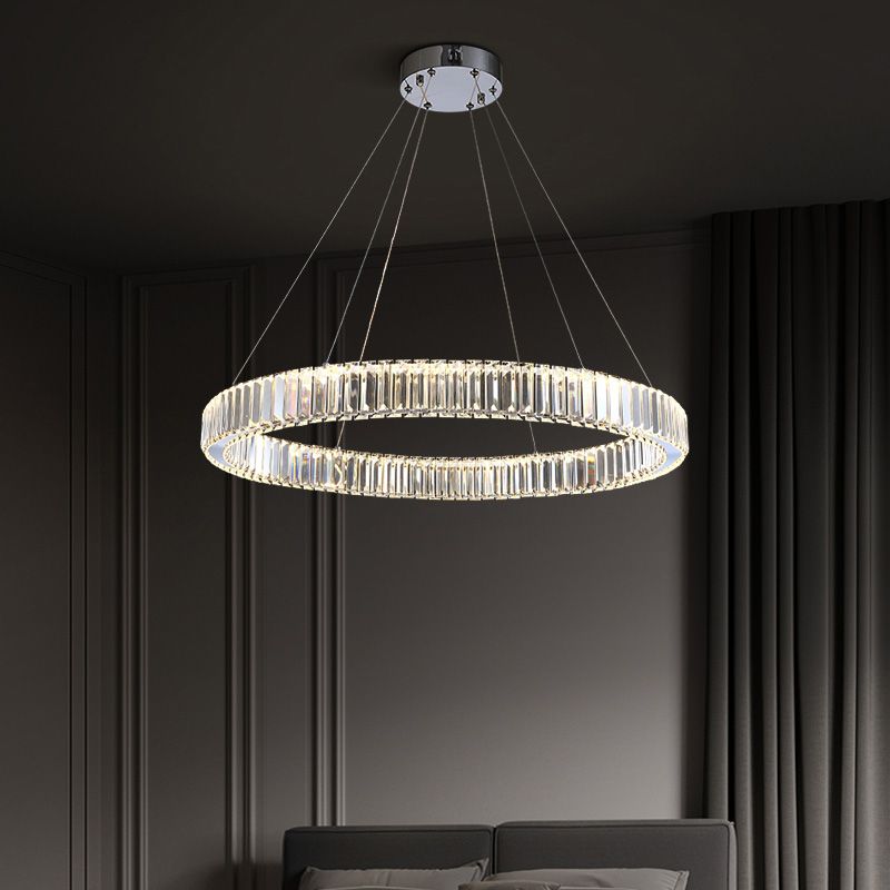 Lumo rotondo moderno a ciondolo moderno dimmerabile per soggiorno sala da pranzo