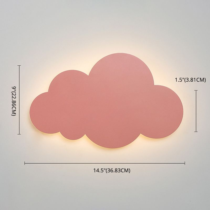 Éclairage d'écran en forme de nuage Creative Minimalist Style Plastic 1 Lumière Approche