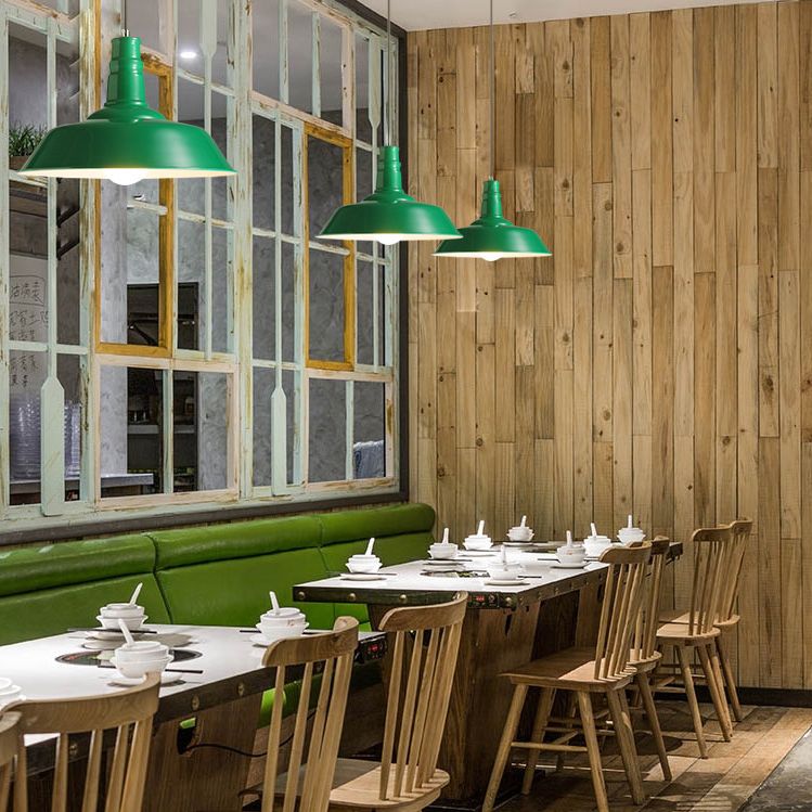 Moderne Macarons minimalistische Scheune Anhänger Leuchtmetall 1 Leichter Esszimmer Tisch Anhänger Beleuchtung