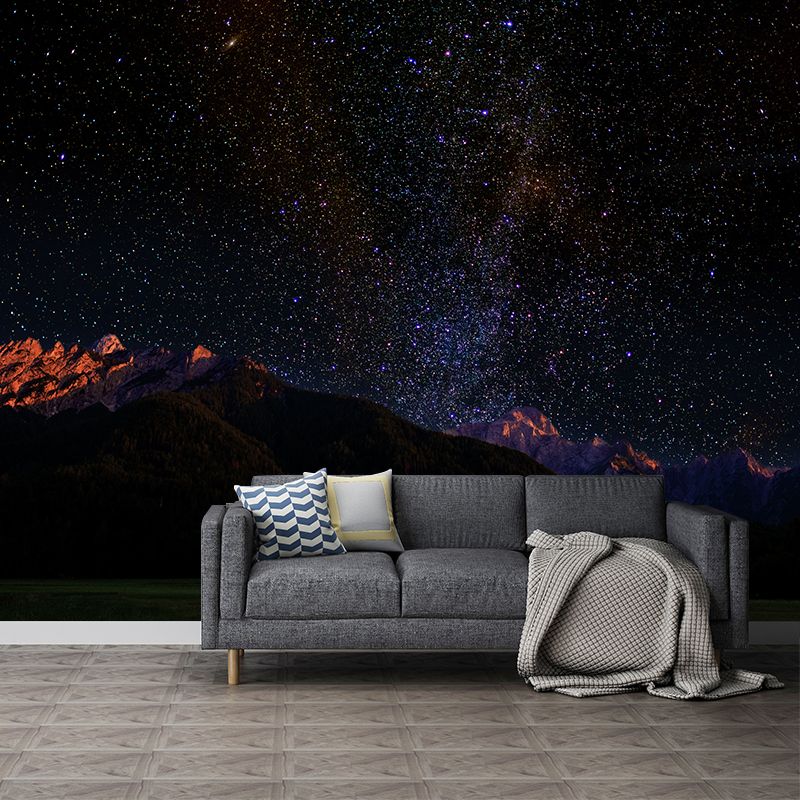 Stars Wall Mural Decal Modern Universe Stain-Proof Wall Art for Home, Customer Size