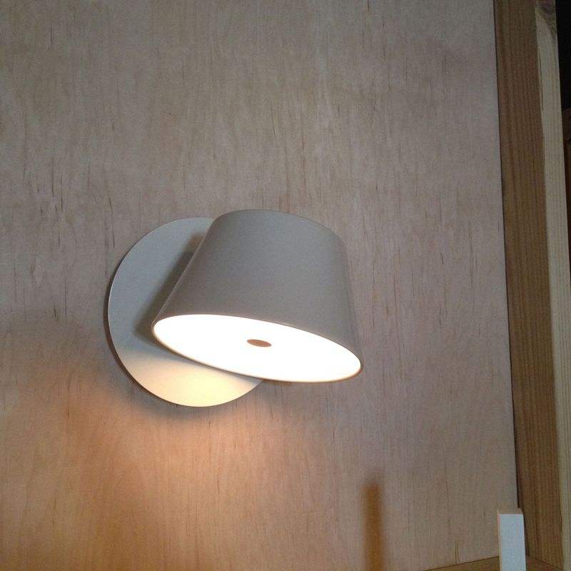 1 Light Drum Wall Sconce Modern Style Metal Wall Lighting for Living Room