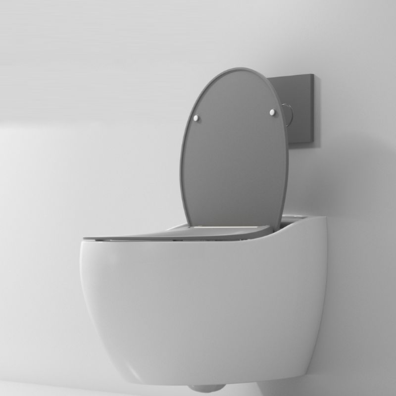 Contemporary Wall Hung Toilet Bowl Slow Close Seat Included Urine Toilet for Washroom