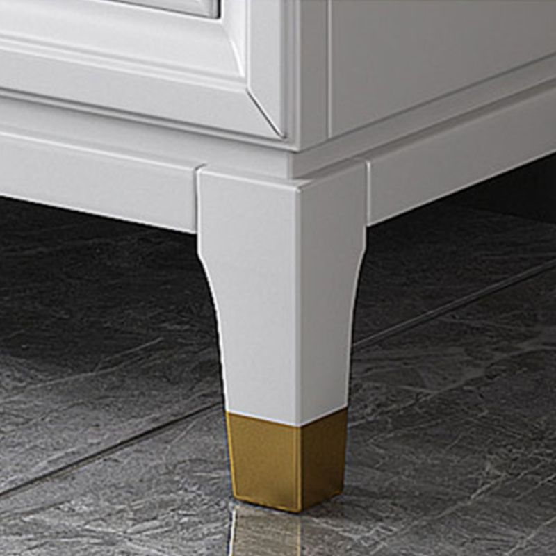 Ultra-Modern Double Dresser White Storage Chest Dresser for Bedroom