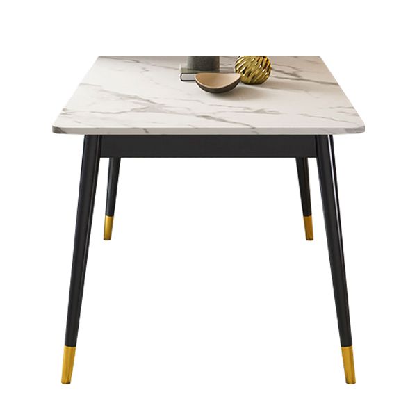 Modern Indoor 1/4/5/7 Pieces Dining Set Rectangle Stone Top Legs Dinette Set