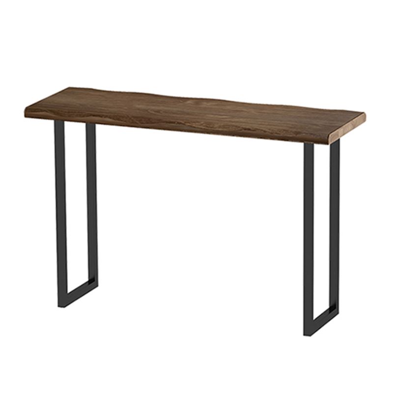 Modern Style Wood 1/2/3 Pieces Bar Table Set Rectangle Bar Table with Metal Legs