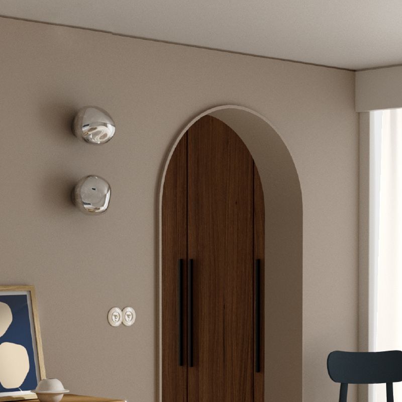 Lámpara de pared de roca minimalista vidrio soplado a mano 1 linda luz de vestíbulo luz