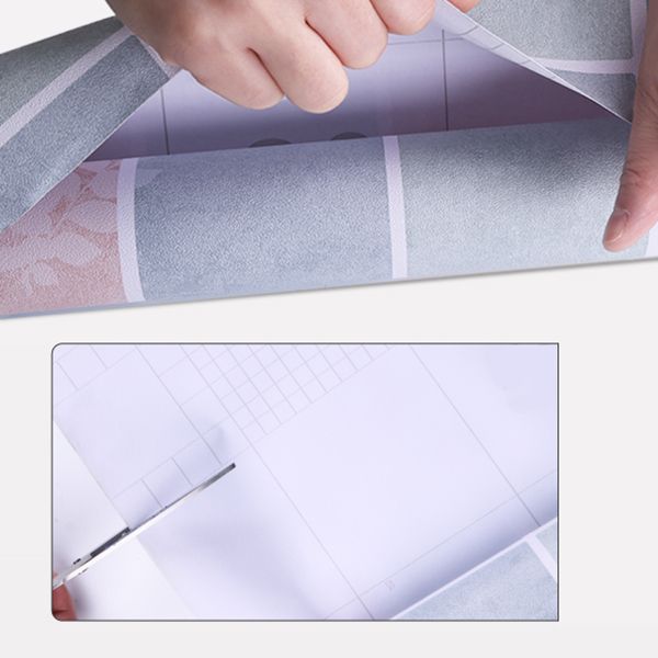 Mosaic Tile Peel and Stick Tile Pvc Bathroom Waterproof Backsplash Wall Tile