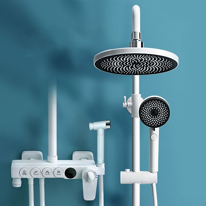 Adjustable Spray Pattern Shower Combo Metal Arm Shower Faucet Arm Shower Head