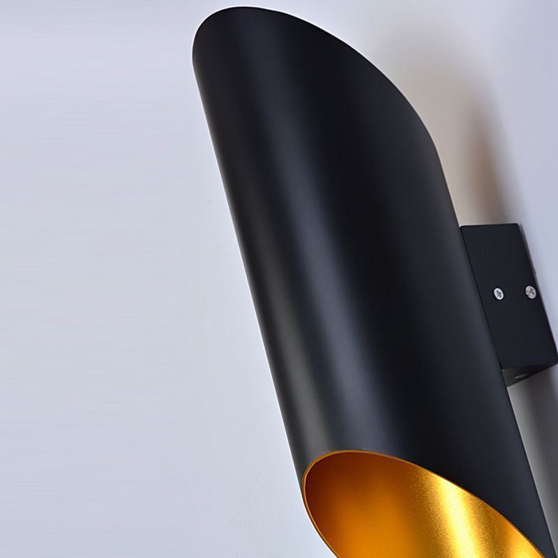 2 lumières Éclairage d'escalier d'escalier avec tube la nuance métallique