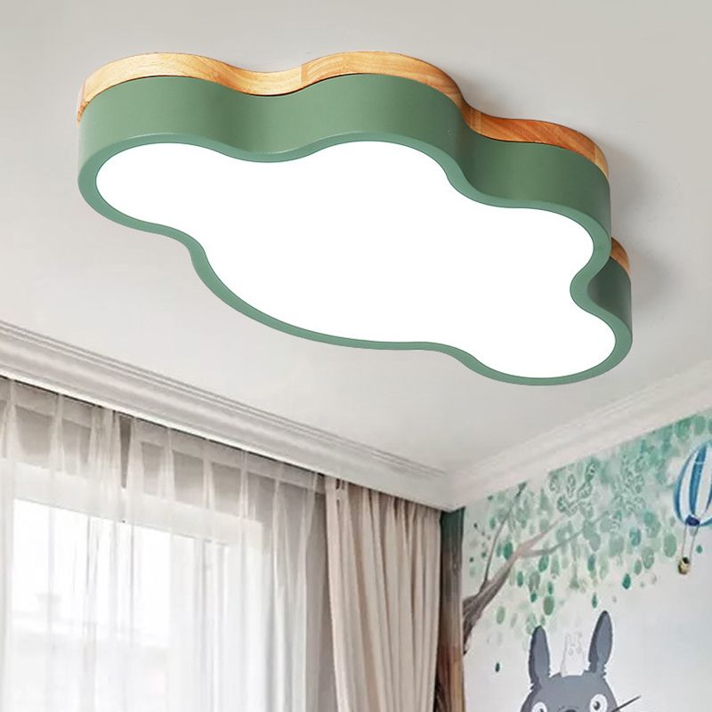 1-Light Flush Mount Nordic Macarons Flush Mount Ceiling Beleuchtung Befestigung