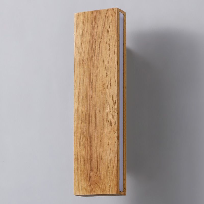 20,5 "/12.5" /8,5 "Modern moderna illuminazione a parete in legno di legno di legno