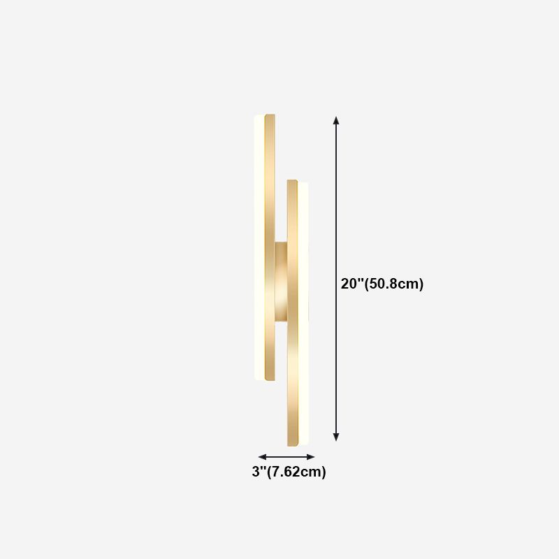 Nordischer Metall Wandleuchte goldene Wandleuchte für Wohnzimmer