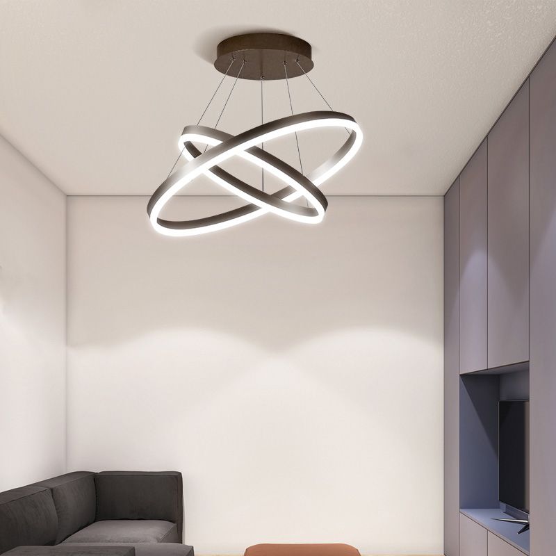 Luces de lámpara de sombra de rueda de metal moderno 2 accesorios de iluminación de lámpara de luz en marrón