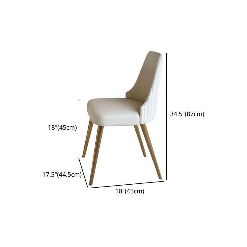 Glam Leather Dinette Set 1/3/4/5/7 Pieces Dining Table Set with Round Sintered Stone Top
