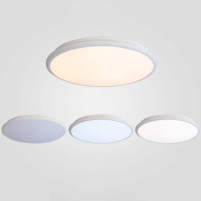 Simplicité Round Flush Mount Lamp for Living Room Modern Style LED Ceiling Light