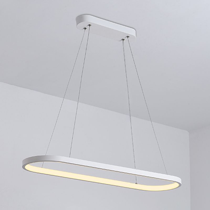 Araña de araña geométrica moderna lámpara de araña de metal de araña de metal