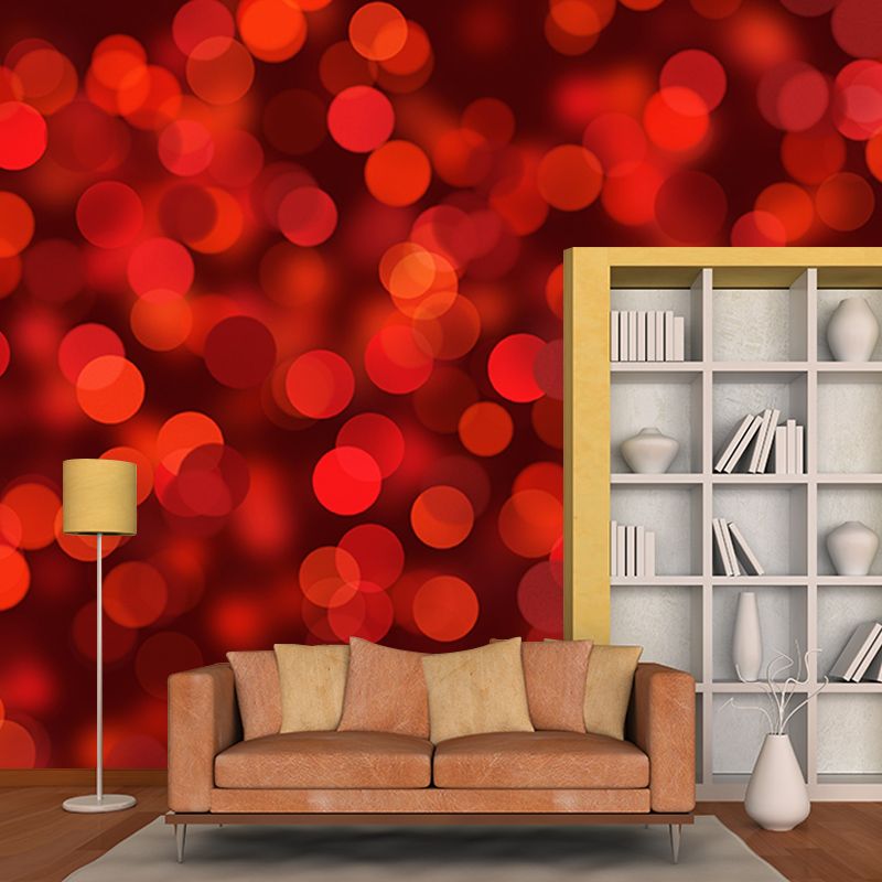 Customized Bokeh Mural Wall Decor Eco-friendly Wallpaper for Dining Room