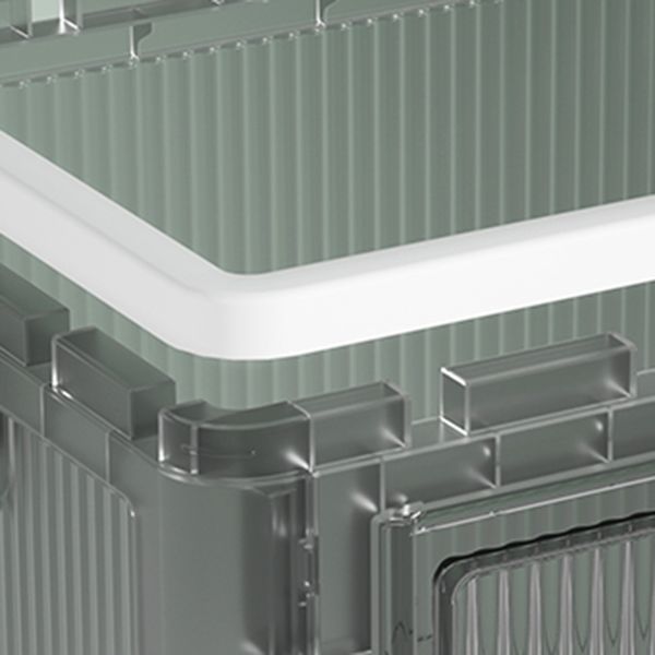 Contemporary Shelf Bookcase Folding Closed Back Plastic Bookcase