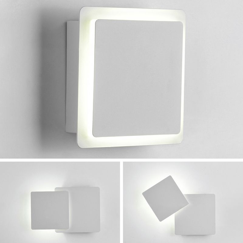 Minimalistische LED -wandmontage Lichthoek Verstelbaar aluminium wandlicht voor slaapkamer