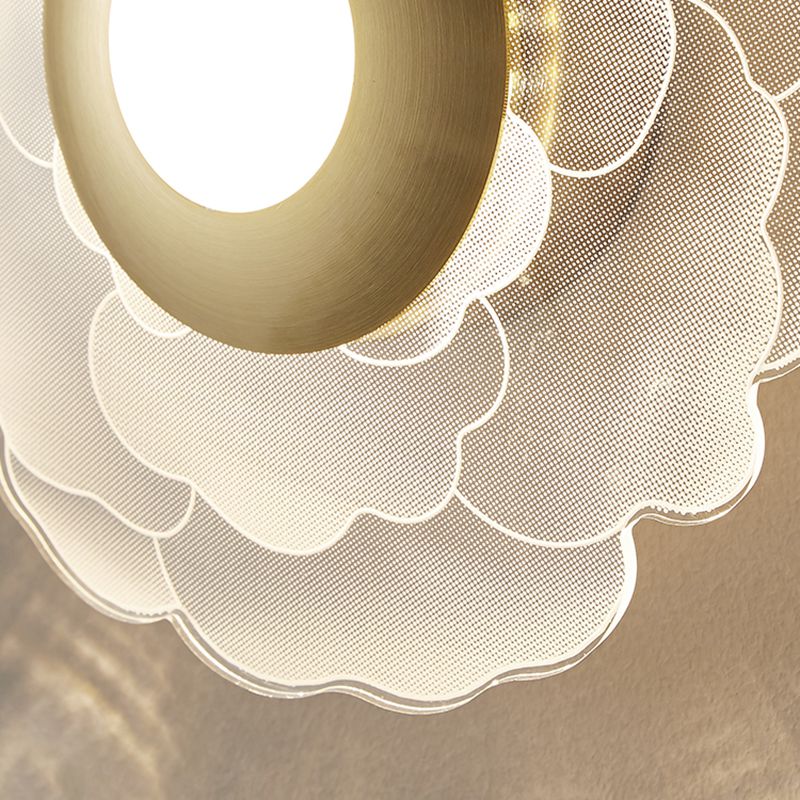 Luz de pared LED de apliques de pared acrílica simple contemporánea para dormitorio de sala de estar