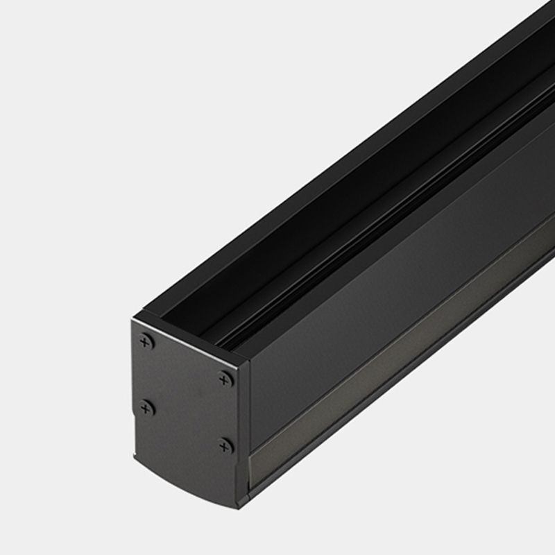 Modern Aluminum Wall Light Black Straight Shape LED Wall Sconce for Outdoors