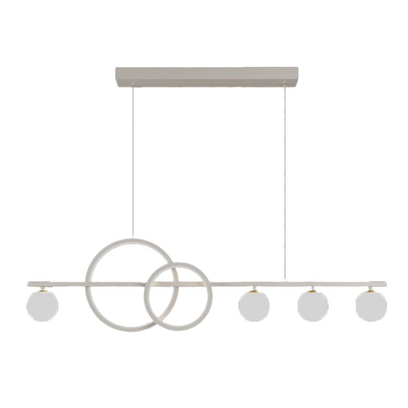 Modernism White Kitchen Island Lighting Acrylic Ceiling Light