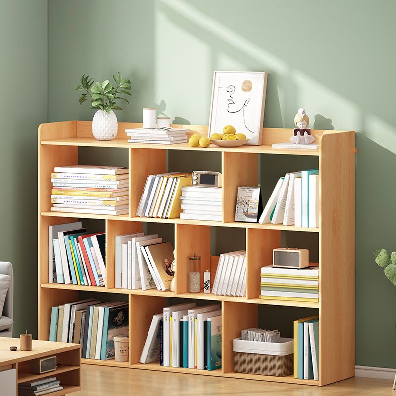 35"H Contemporary Bookcase Etagere Book Shelf Engineered Wood for Study Room