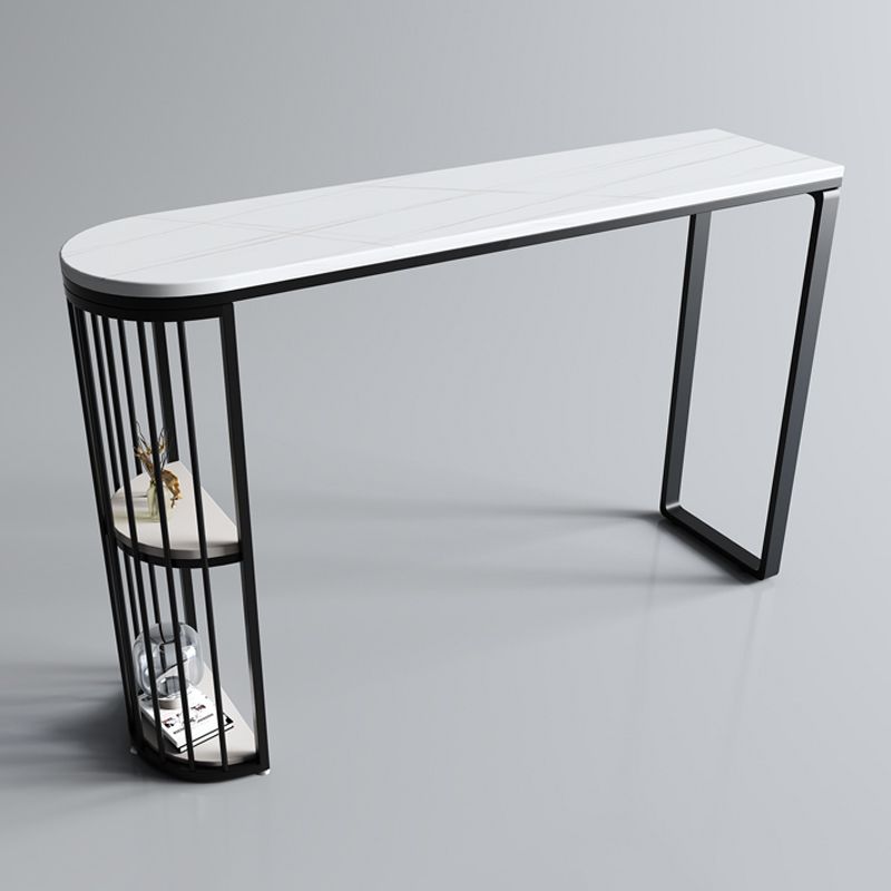 Table du comptoir supérieur blanc industriel Tableau de 42 pouces pour la cuisine