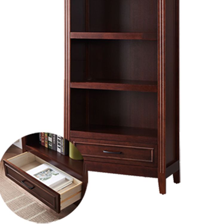 Modern Style Bookshelf Solid Wood Standard Shelf Bookcase for Home