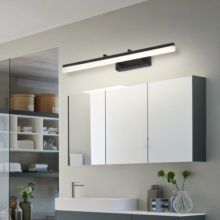 Éclairage mural linéaire en acrylique LEMPLAGE MINMOLAU MURM BLACK MUR MOUR LE SALOAGNE