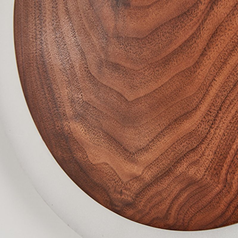 Geometric Shape Wood Wall Light Fixture Modern Style Wall Lamp for Living Room