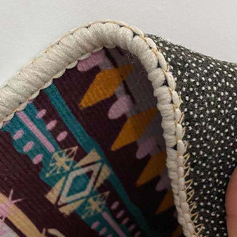 Casual Flowing Swirls Pattern Rug Polyester Area Carpet Pet Friendly Indoor Carpet for Living Room