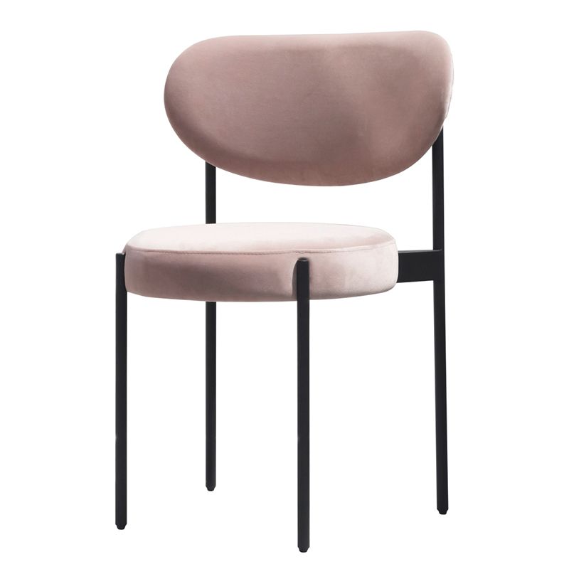 Chaises d'appoint rembourrées de Style scandinave, chaise de salle à manger à dossier ouvert pour la maison