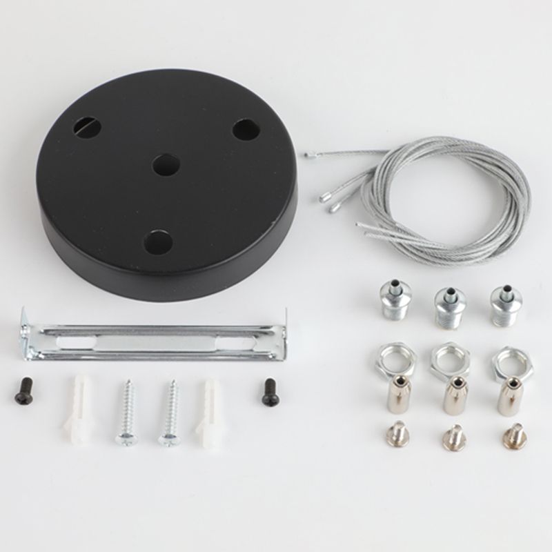 Illuminazione a sospensione circolare in stile nordico finitura in legno da ufficio in metallo luce a sospensione