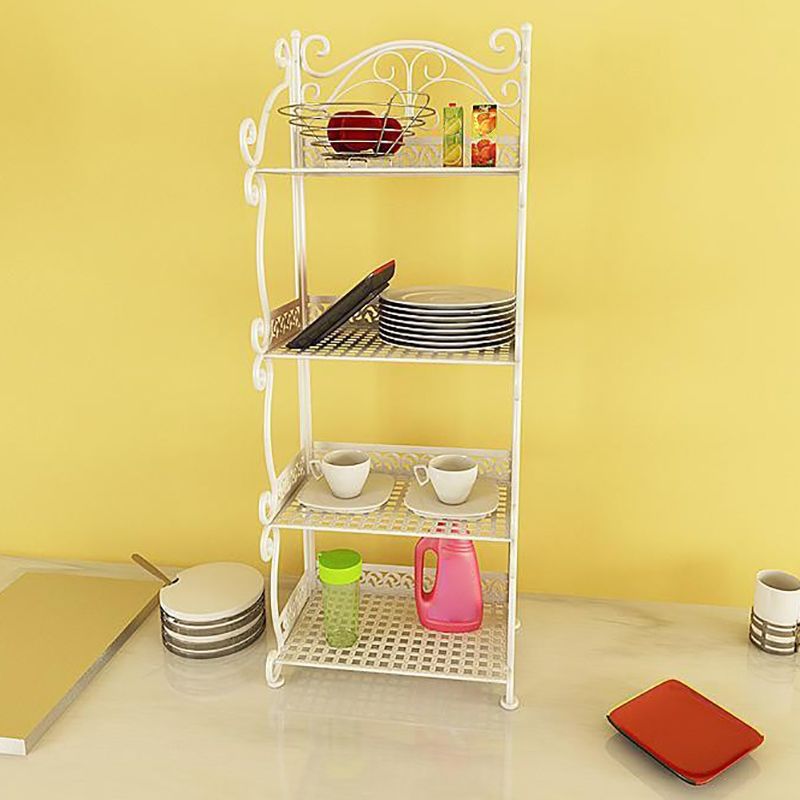 Contemporary Bookcase Metal Shelf Bookcase with Shelves for Living Room