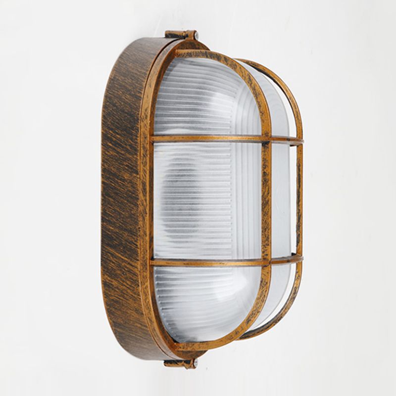 Plafonnier LED de style simple et moderne, luminaire d'extérieur antirouille à montage encastré