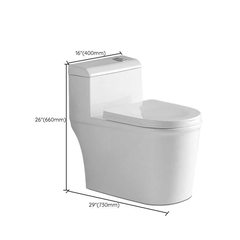 Traditional Ceramic Flush Toilet Seat Included Urine Toilet for Bathroom