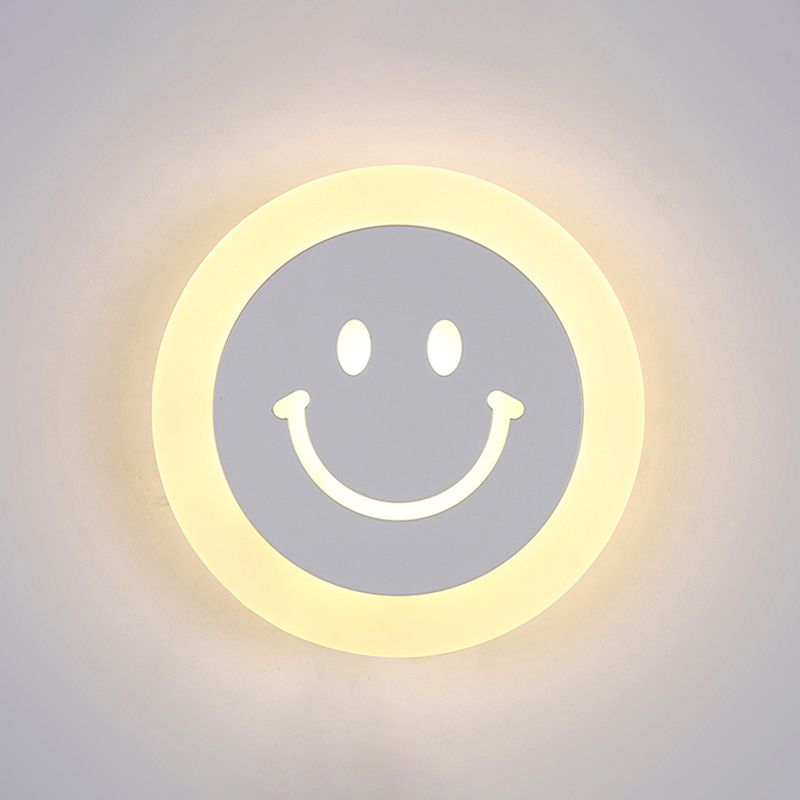 Moderne minimalistische stijl ronde schijf muur licht stonzes acryl sconce lichten voor woonkamer