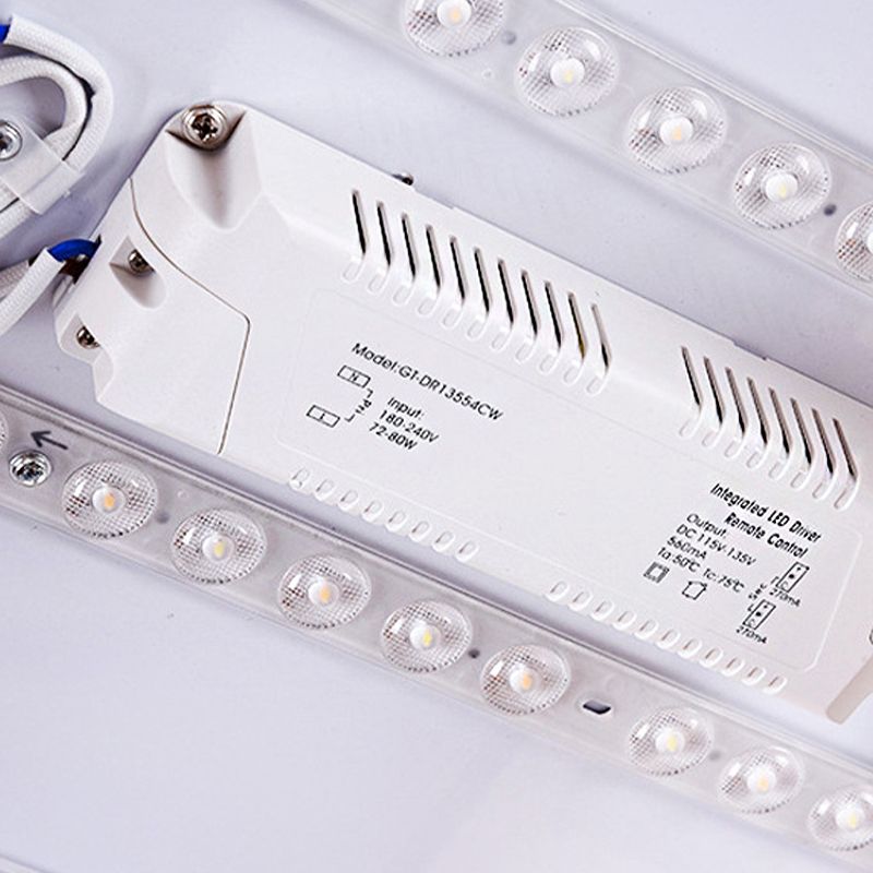 Holz-Trommel LED-Flush Leuchtenleuchte moderne braun Deckenleuchte in Warm/Weiß/Natürliches Licht, 15 "/18" /23 " Breite