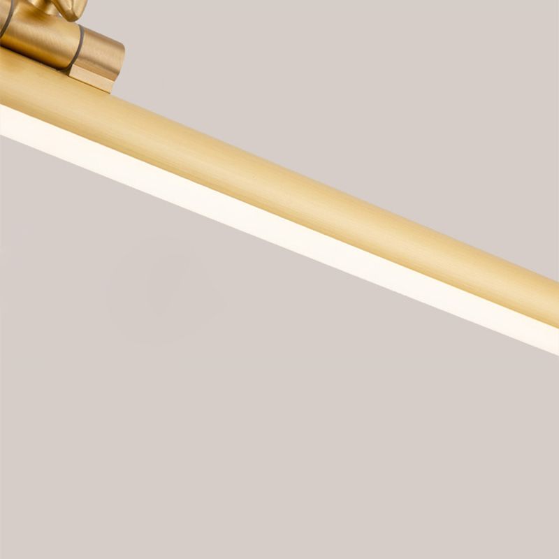 Postmodern Antlers Wall Sconce Gold One-Blub Metal Wall Mounted Lamps for Bathroom