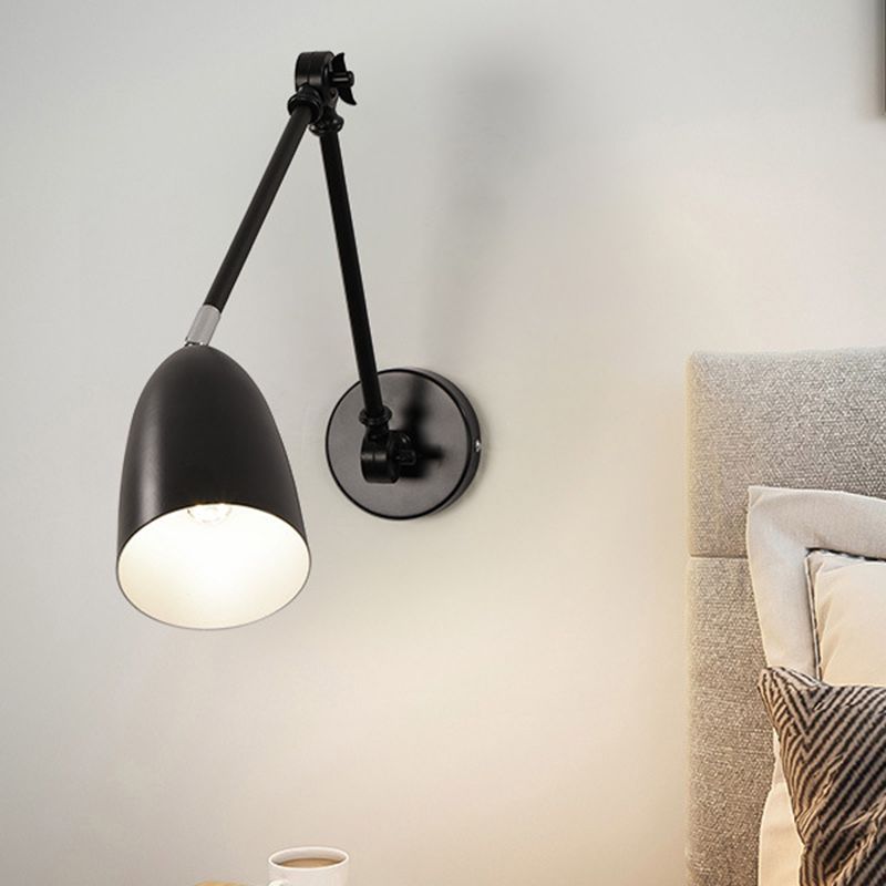 Modern Simple Shape Wall Light Sconces Metal 1 Light Wall Lighting Fixtures for Bedroom