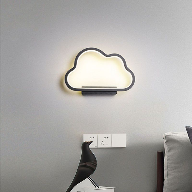 1-Light LED Wall Sconce Light Modern Simple Wall Mount Light for Living Room