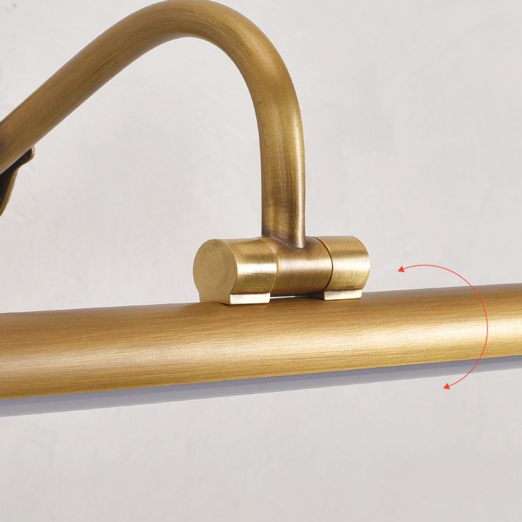 Moderne minimalistische stijl buizen ijdelheid muur verlichtingsarmaturen koper 1 licht wand gemonteerde ijdelheid lichten voor badkamer